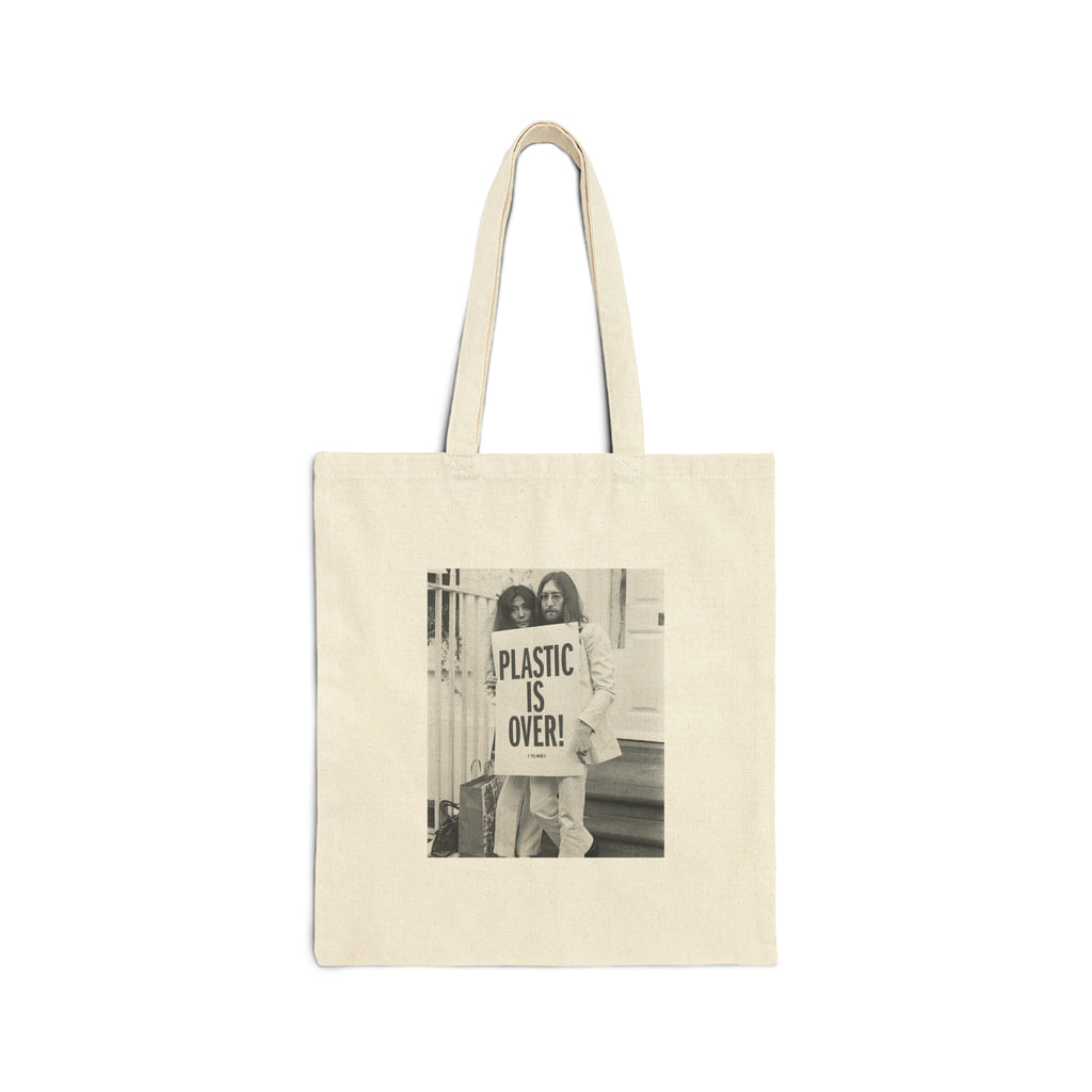 ''Plastic Is Over'' Cotton Tote Bag
