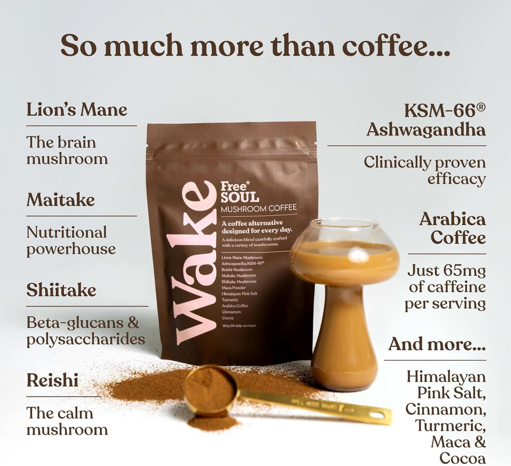 Wake Mushroom Coffee 30 Servings